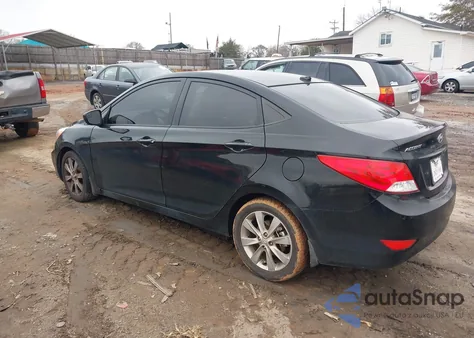 2014 Hyundai Accent Gls z USA, uszkodzony, nr VIN KMHCU4AE3EU590662